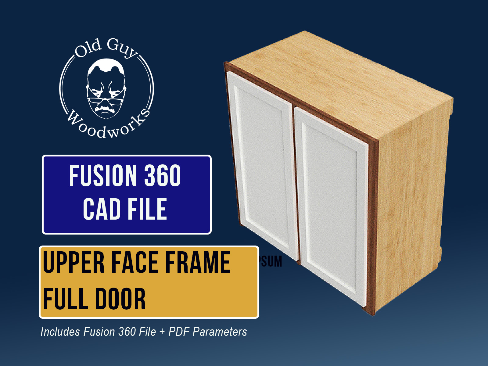 Upper Face Frame Full Door Cabinet