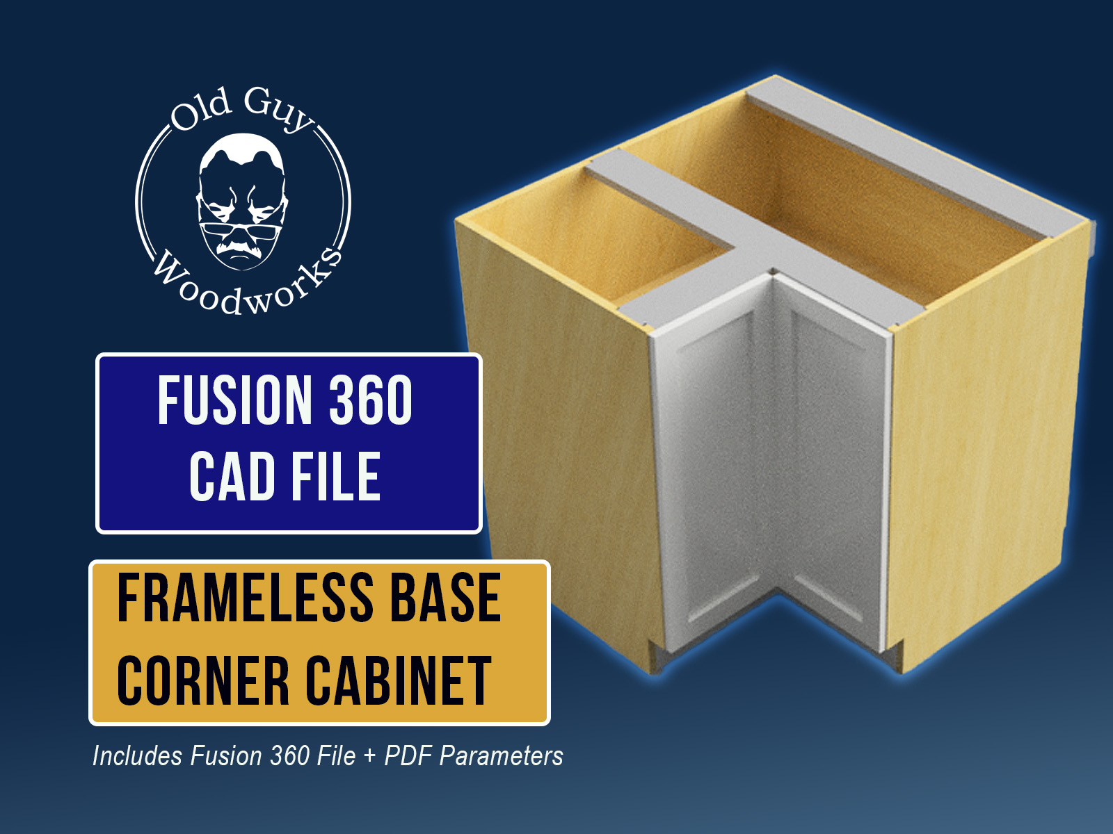 Corner Cabinet - Fusion 360 CAD File