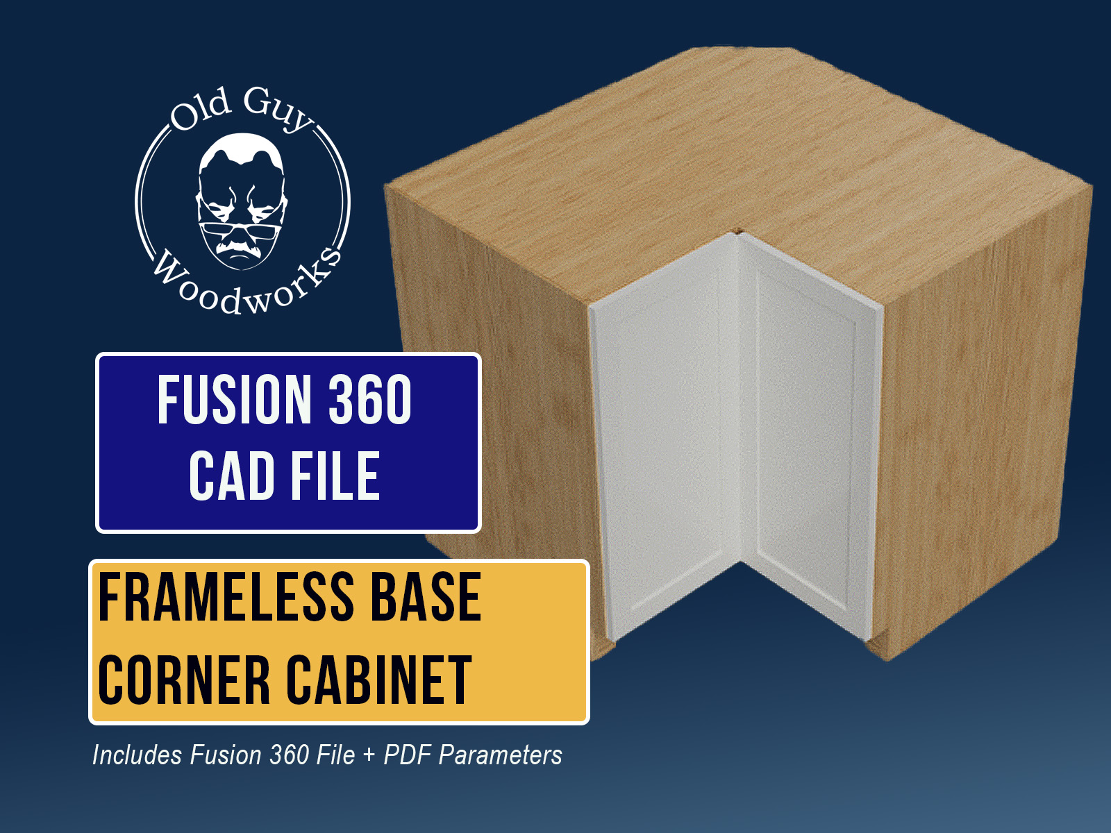 Corner Cabinet - Fusion 360 CAD File