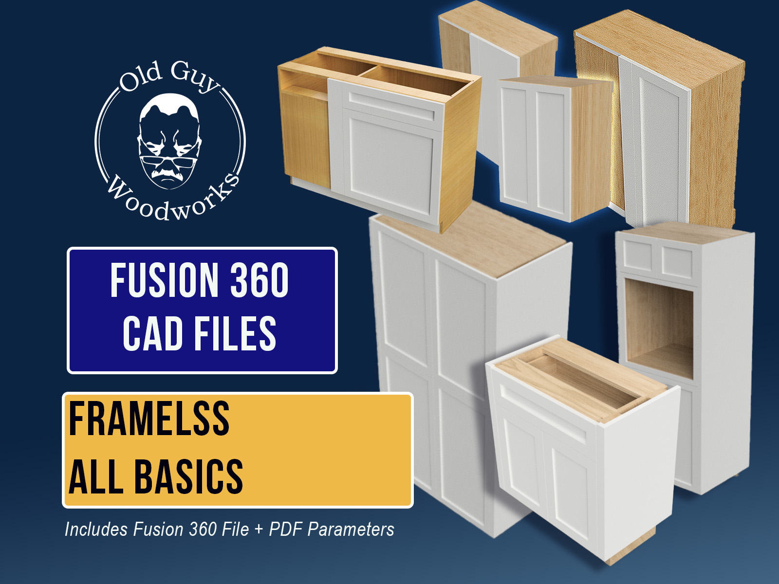 Frameless Cabinet CAD Core Pack